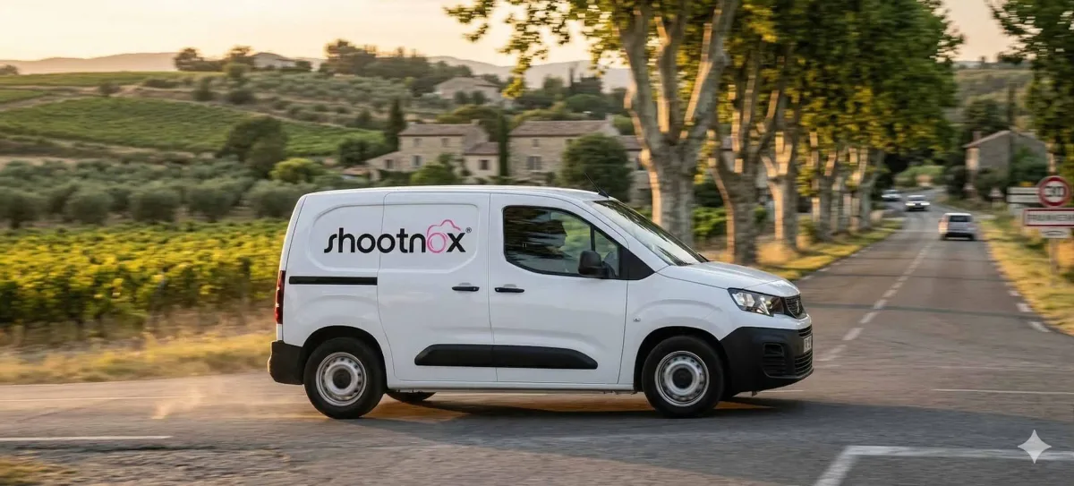 Camion livraison Shootnbox utilitaire