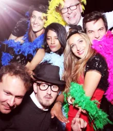 Photobooth boas colores