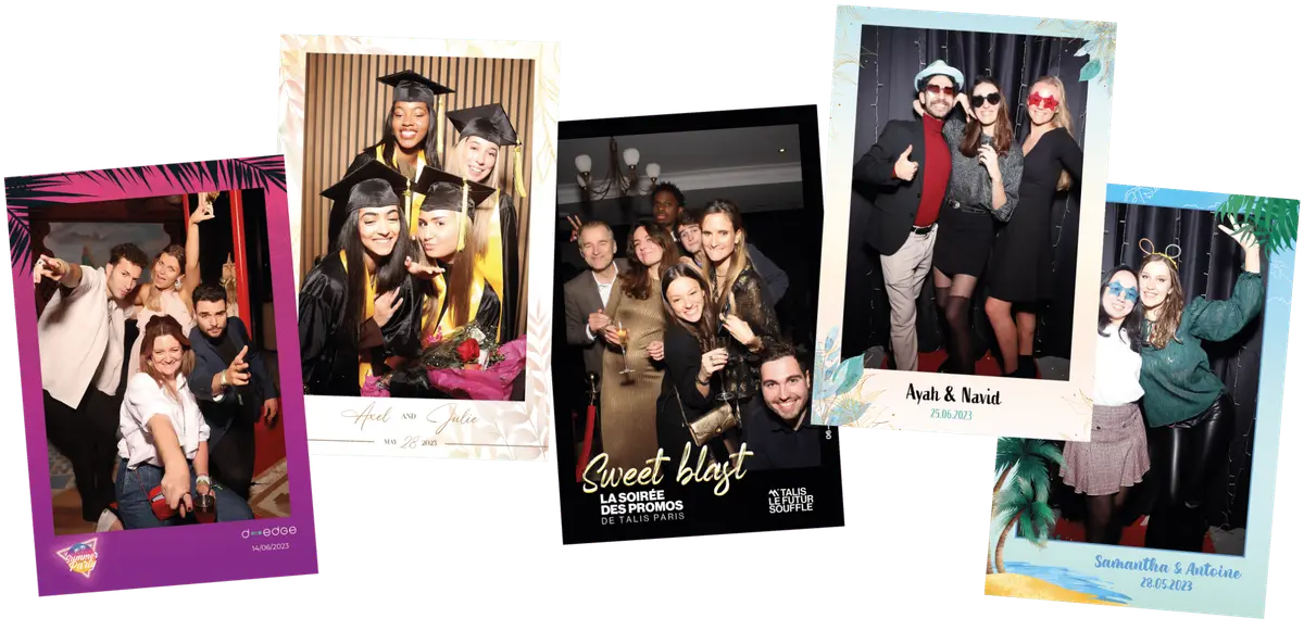 Cadre photobooth personnalisé sur mesure