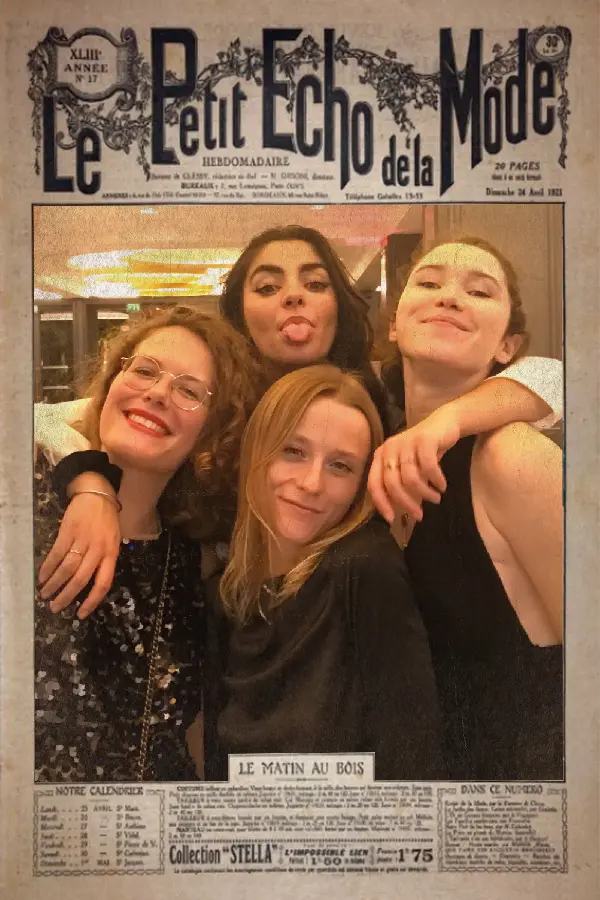 Invités utilisant le photobooth lors d'un mariage