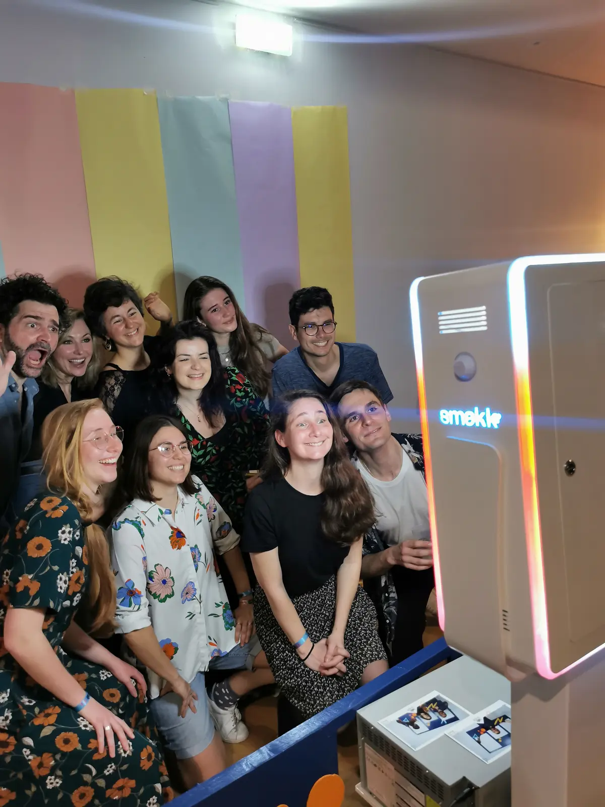 Soirée bal de fin d'année avec borne photo