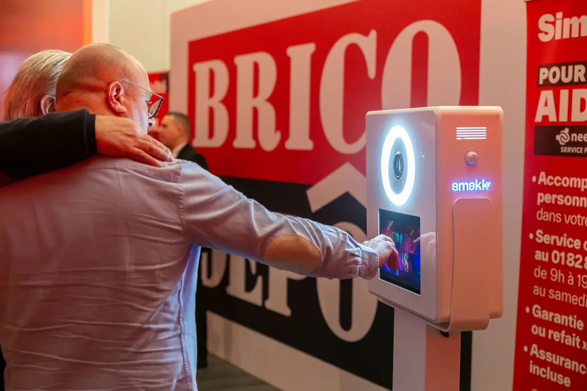 Événement de lancement produit avec animation photobooth