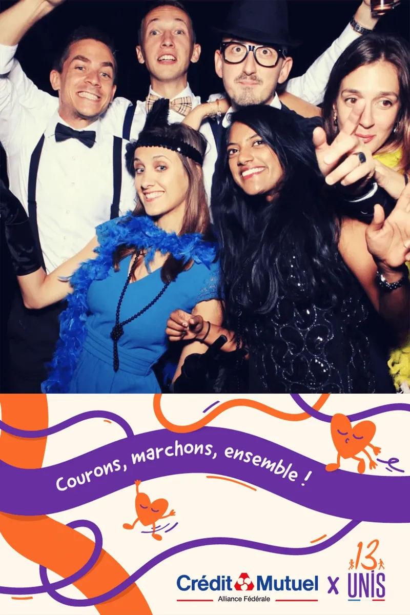 Cadre photobooth Crédit Mutuel