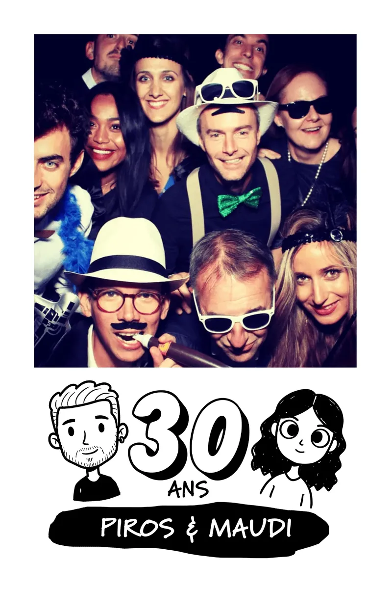 Photobooth anniversaire 30 ans