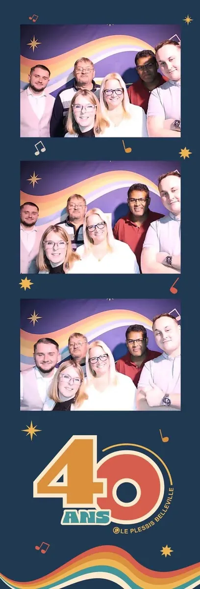 Strip photo anniversaire 40 ans