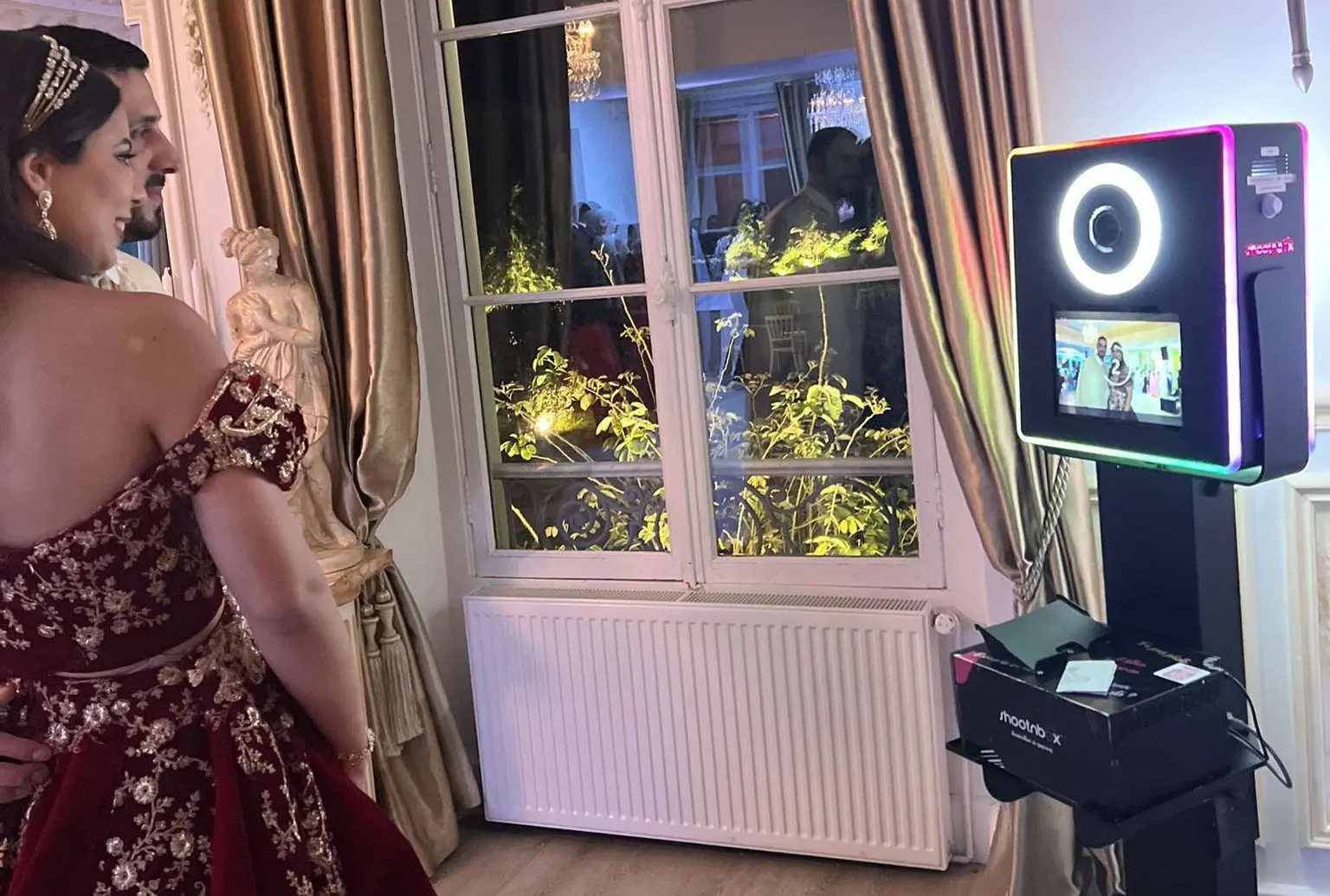 Borne photo Vegas pour un anniversaire et soirée privée