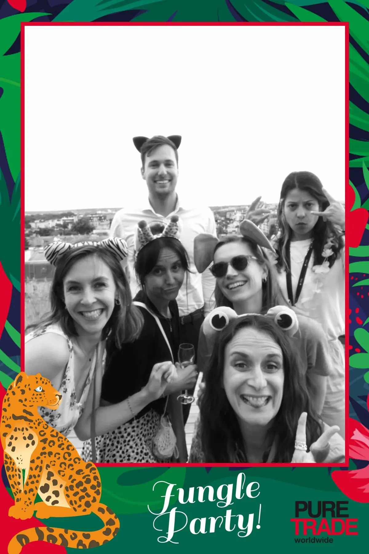 Cadre photo Jungle Party
