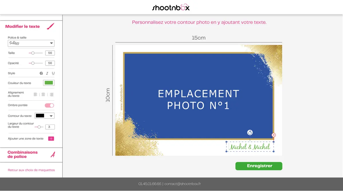 Étape 3 — Création du contour vidéo personnalisé