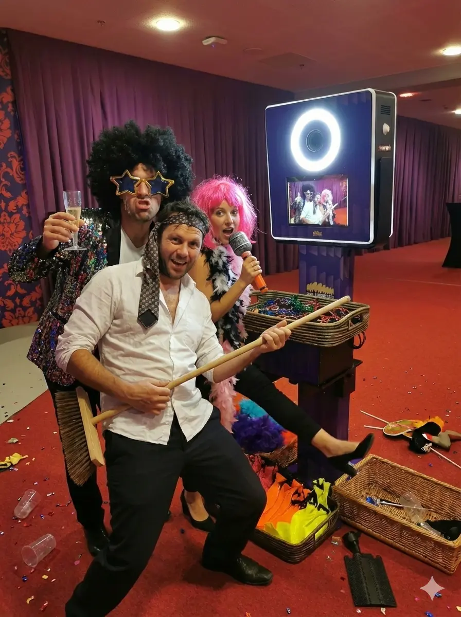 Borne Vegas double face photobooth avec impression Shootnbox