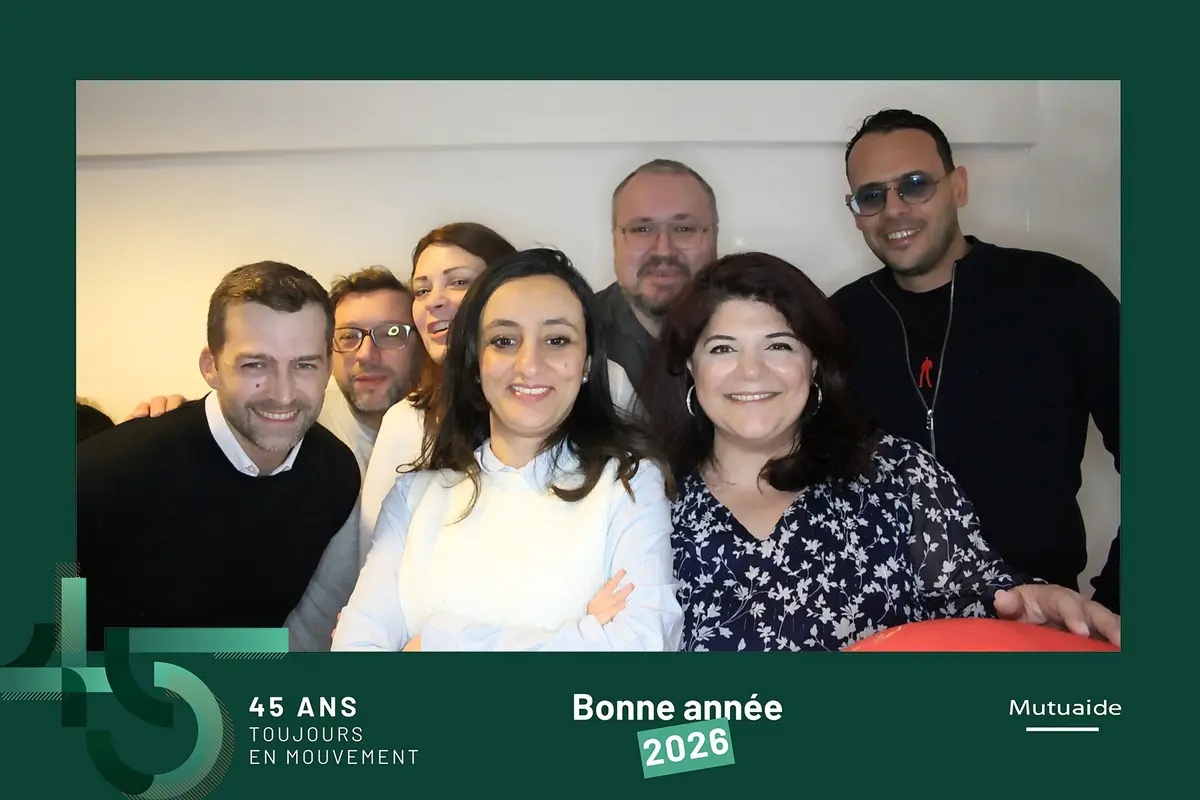 Photobooth Mutuaide bonne année 2026