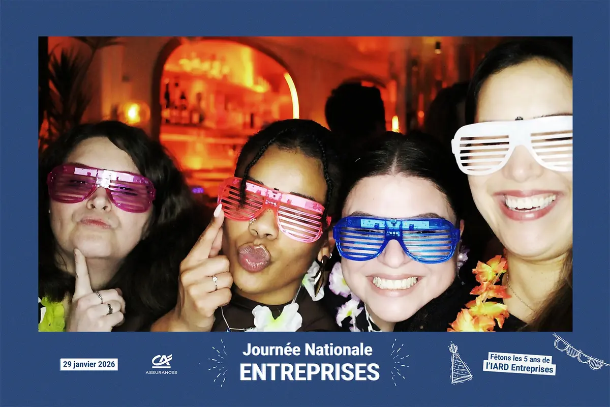 Photobooth lunettes accessoires entreprise