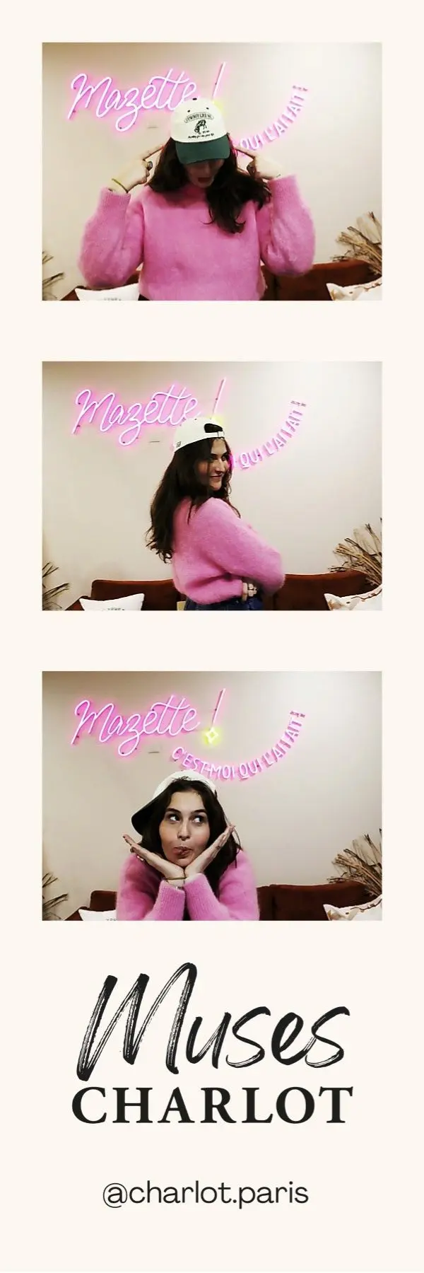 Strip photobooth Muses Charlot