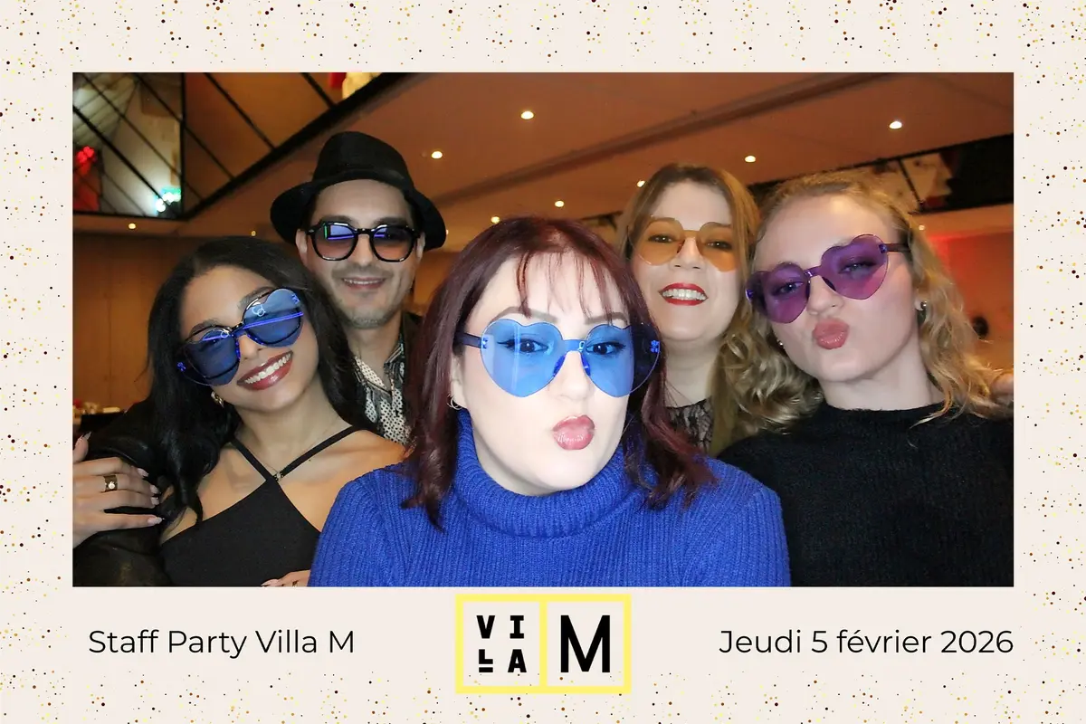 Staff party Villa M photobooth